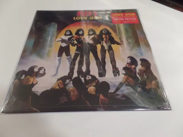 Kiss-Love Gun 45th Anniversary Colored Vinyl, 2022, Sealed, not Aucoin