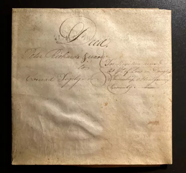 1792 Indenture Deed Peter Richards - Ironmaster - Land in Montgomery County, Pa