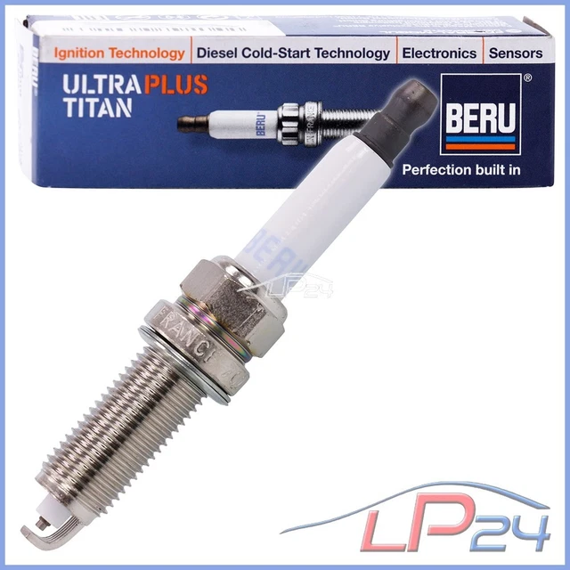 Beru Ultra Titane – Lot De 6 Bougies D'Allumage UPT12P (M14x1.25, 0.75mm) Performance Moteur