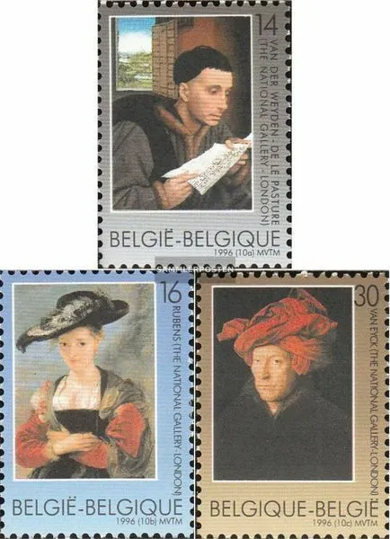 Belgien 2707-2709 (kompl.Ausg.) postfrisch 1996 Belgische Kunstwerke