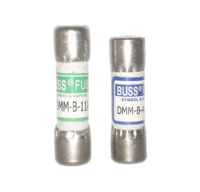 BUSSMANN DMM-B-11A + DMM-B-44/100 44mA 1000VAC/DC BUSS FUSE For Multimeter #