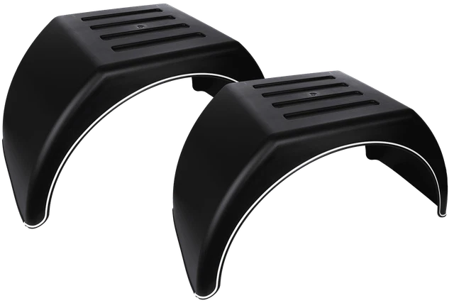 2x Garde Boue DOMAR Pour 15" 16" Roues Jumelées Ailes Iveco - Foto 3