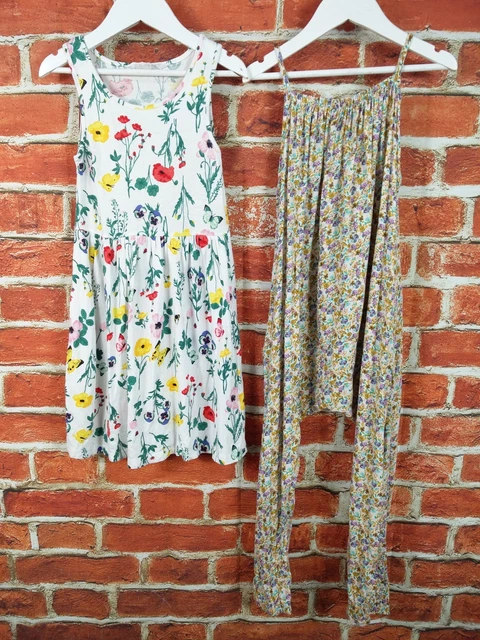 Girls Bundle Age 6-7 Years Next H&M Summer Dress & Jumpsuit Ditsy Floral 122Cm