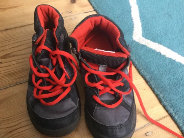 Kids Quechua Hiking Boots Size 2.5. Worn Once