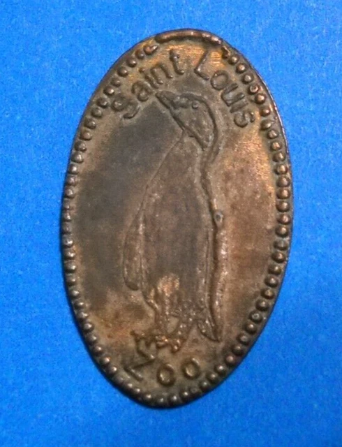 SAINT LOUIS ZOO elongated penny St Louis MO cent Tortoise souvenir coin