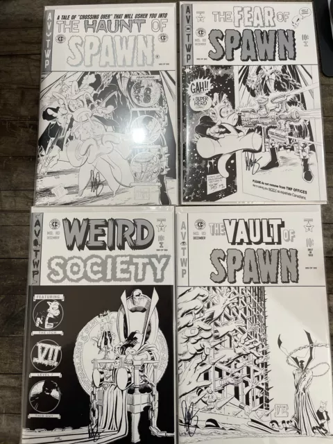 Spawn 10 remastered signed platinum cover set #69/300 Cerebus