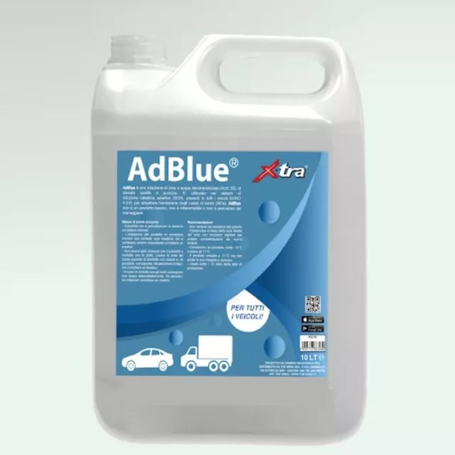 Latta Adblue 10 Lt Additivo Per Motori Diesel Euro 4-5-6 Tecnologia Scr Aus 32