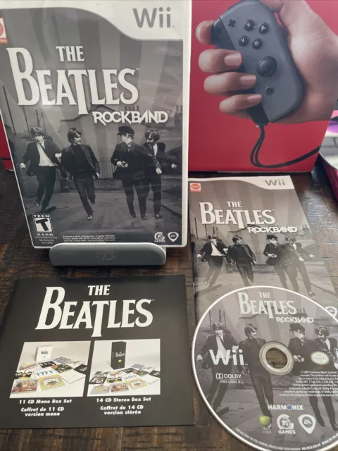 The Beatles: Rock Band Nintendo Wii Music Game 2009 COMPLETE w/ Manual TESTED!