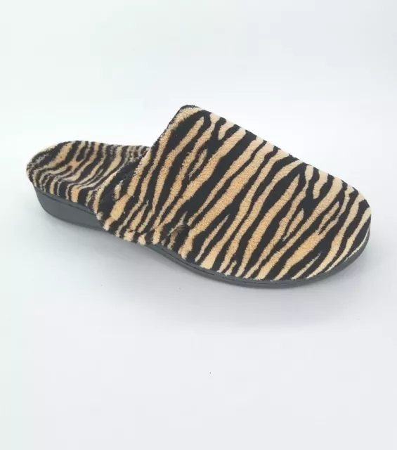 2759 Vionic Womens Indulge Gemma Mule Slipper Natural Tiger Size 11 US