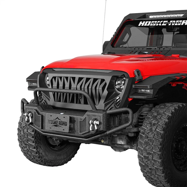 NEW DESIGN TUBULAR Front Winch Bumper Fit 20182024 Jeep Wrangler JL