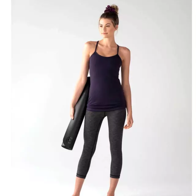 Lululemon Power Y Tank Black Grape