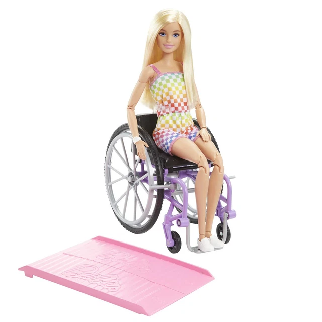 BARBIE POUPÉE MANNEQUIN Fashionistas et Son Fauteuil Roulant et Rampe BARBIE POUPÉE MANNEQUIN Fashionistas et Son Fauteuil Roulant et Rampe