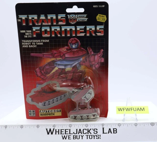 Autobot Warpath 1985 Vintage Hasbro G1 Transformers MOSC NEW Action Figure Autobot Warpath 1985 Vintage Hasbro G1 Transformers MOSC NEW Action Figure