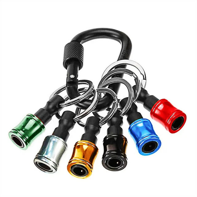 Mountaineering Buckle Keychain Connector 6 Color Stainless Steel Replacement
