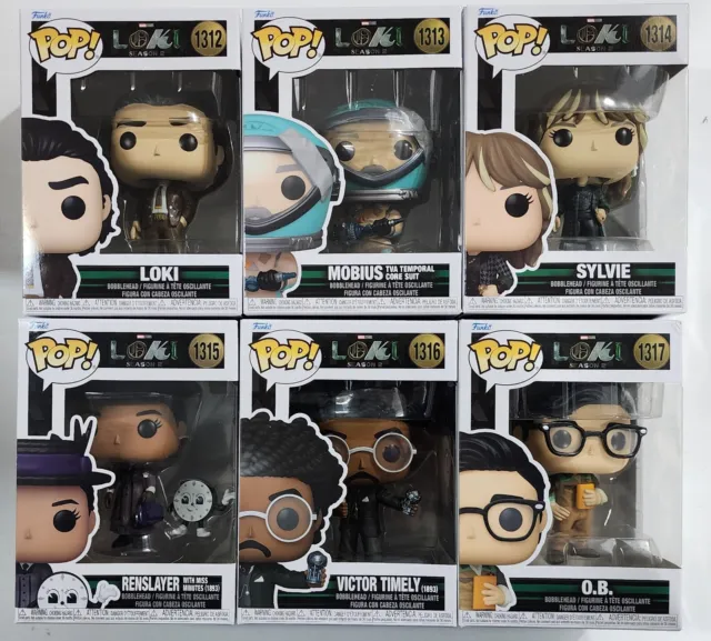 Loki Season 2 Funko Pops Add Sylvie, Renslayer With Miss Minutes, and  Victor Timely