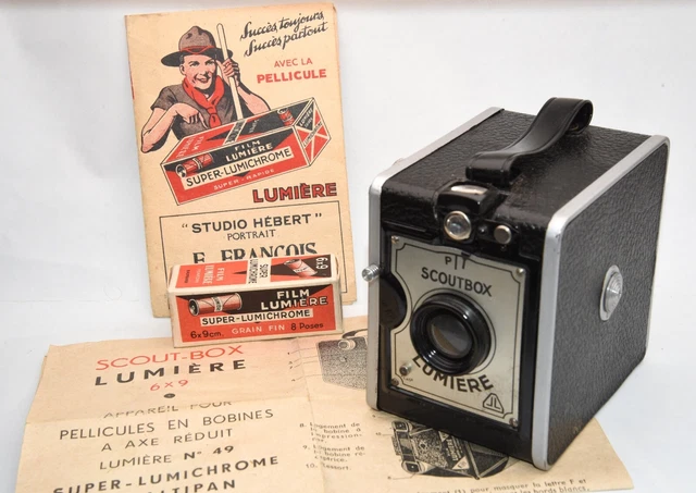 Appareil photo Lumière Scoutbox 1934