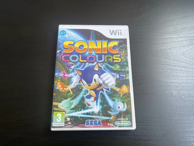Sonic Colours Nintendo Wii Game Good Condition With Manual