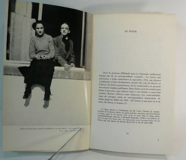 Lettres de jeunesse. Paul Eluard, ex libris édition originale EO