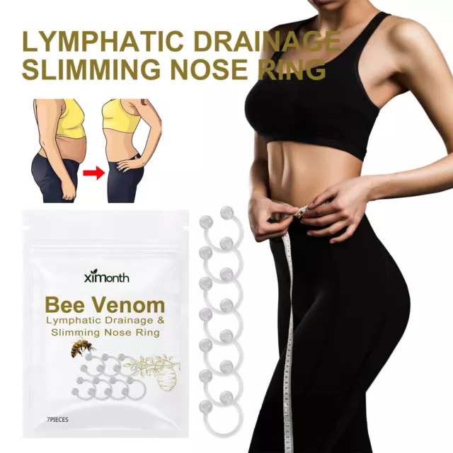 Bee Venom Slimming Ring GGPM Bee Venom Lymphatic Drainage & Slimming Nose Ring~