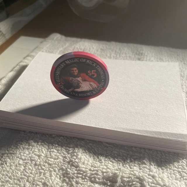 TROPICANA HOTEL CASINO $5 gaming poker chip (LTD 1000)  Las Vegas, NV