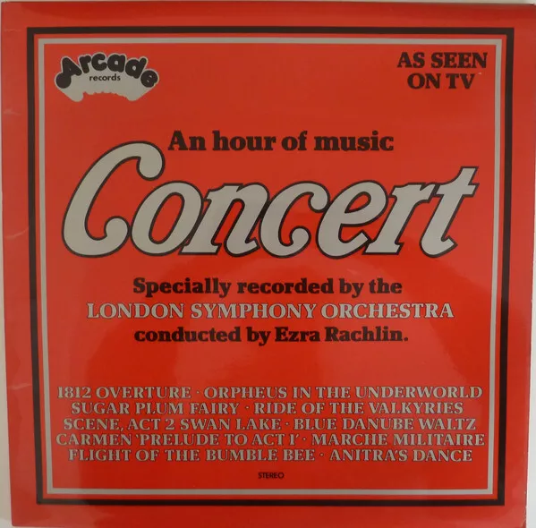 The London Symphony Orchestra Conducted By Ezra Rachlin - "Concert" (LP, Comp)