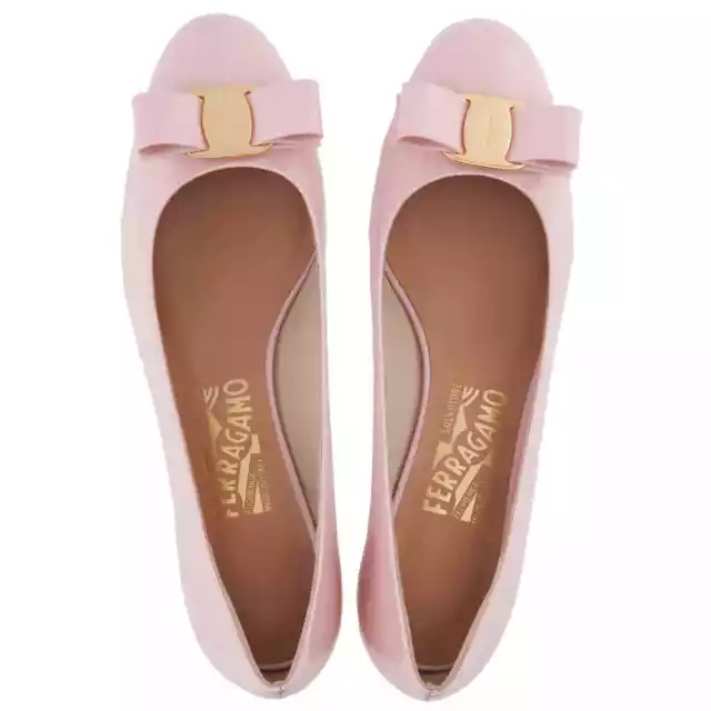 Salvatore Ferragamo Pink Vara Bow Pump Shoe 3