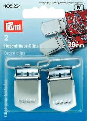 Prym tirantes-clips 30mm plata de colores 405224