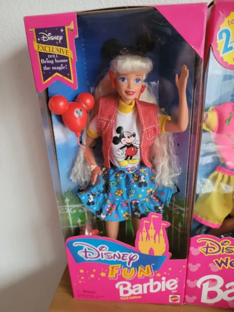 Barbie Puppe, Disney Fun, Micky Maus, NEU in OVP, NRFB