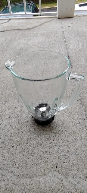 OSTER Clear Glass 6 Cups Blender Replacement Jar w/o Lid, New!
