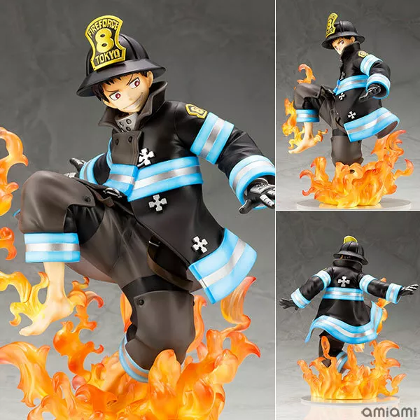 Pre-order KOTOBUKIYA ARTFX J Fire Force Shinra Kusakabe Figure from JP NEW