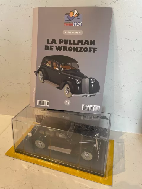 Hachette - Voiture Tintin 1/24 + Fascicule - La Pullman De Wronzoff - N°69