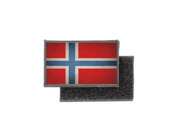 toppe toppa patch bandiera stampado vintage applique banderina norvegia