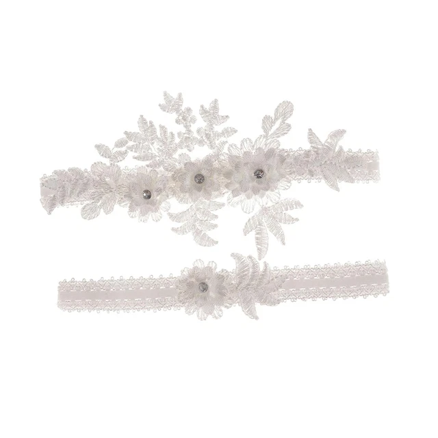 Giarrettiera da sposa set anello gamba morbida per incontri accessori