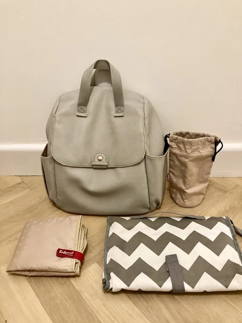 BABYMEL ROBYN CONVERTIBLE Backpack Changing bag Grey portable