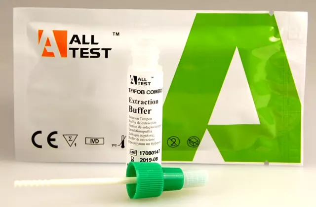 2 x ALLTEST Darm Darmkrebs Stuhl Okkultes Blut (FOB) Test Kit