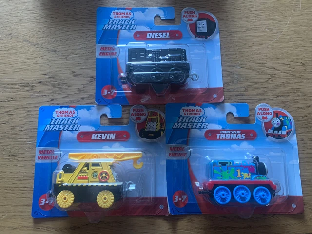 THOMAS & FRIENDS Trackmaster Push Along Train Engine Die Cast Kevin ...