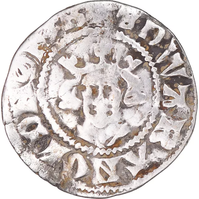 [#342094] Coin, Great Britain, Edward I, II, III, Penny, London, VF, Sil, ver