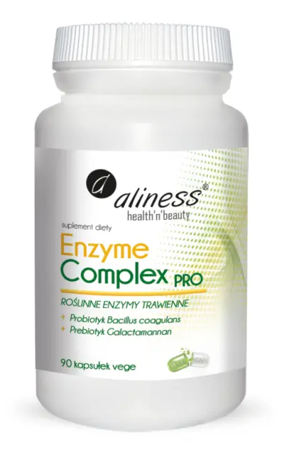 ALINESS Enzyme Complex PRO (Digestive Enzymes) 90 Kaps VERSAND WELTWEIT