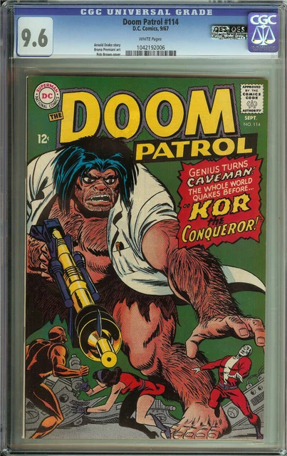 Doom Patrol #114 Cgc 9.6 White Pages // Tied With 4 Other 9.6'S At Top Of Census
