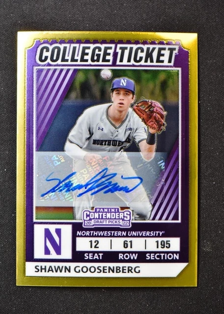 2022 Elite Extra Edition College Tickets Optic #4 Shawn Goosenberg /99