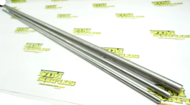 Lot Of 3Pc Assorted 0-1 Tool Steel Metric Drill Rod 9Mm 11Mm 17Mm Dia X 36" Long