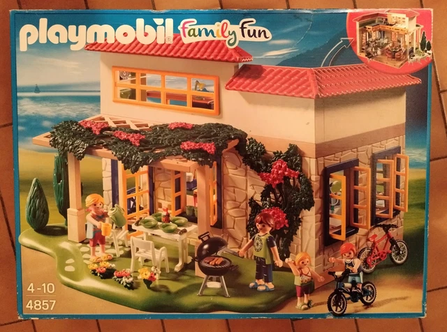 Grande Maison Playmobil Contemporaine 3965 Avec Meubles Et éclairage (lots 3964 à 3969)