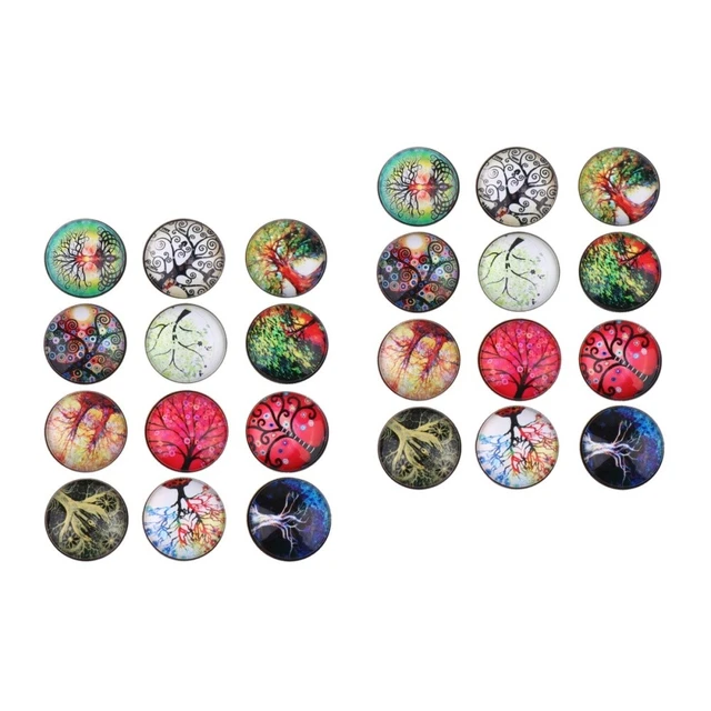 Flatback-Runde 2x Druckknopf Charme Snap Anhänger Snap Charms Snap Schmuck Anhän