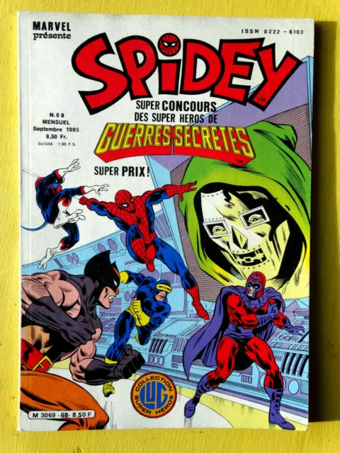 BD SPIDEY N°68 EO 1985 ed.LUG semic TTBETAT NEUF  SPID1GD32