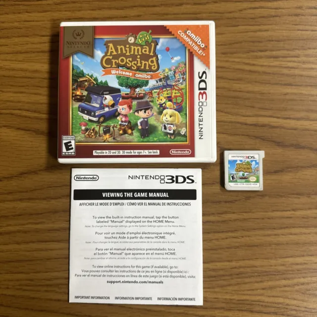 Animal Crossing: New Leaf (Nintendo 3DS, 2013) CIB No Card