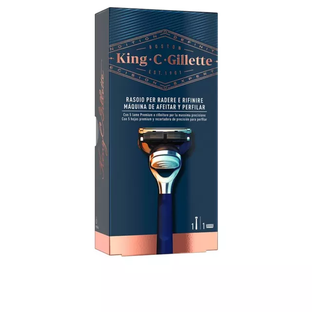 Cosmética Facial Gillette hombre GILLETTE KING shave & edging razor 1 pz