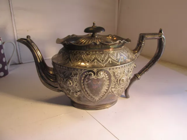 silverplated teapot c1900