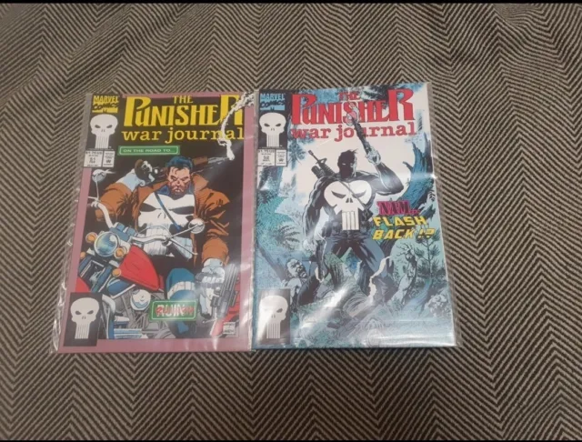 Punisher War Journal Vol 1 #51 & 52 (1993) Vintage Marvel Comics Near Mint