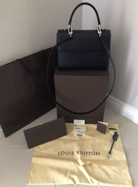 AUTHENTIC LOUIS VUITTON Cluny BB EPI Noir Handbag EUR 1.653,26 - PicClick FR