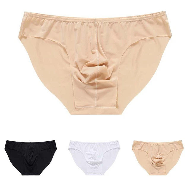 Unterwäsche Halbtransparent Herren Mittlere Taille Nahtlos Nylon Unterhose